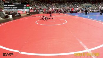 66 lbs Consi Of 16 #2 - Adaline Reavey, Alpha Elite, Mi vs Kennedy Wheeler, Contender Wrestling Academy
