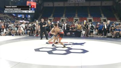 126 lbs Champ. Rd Of 64 - Scout Scott, Idaho vs Jonathan Toriello, Connecticut