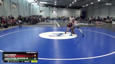 165 lbs Cons. Round 2 - Jack Bobeck, Roanoke College vs Christopher Johnson-Hunte, Shenandoah University