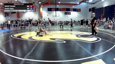 56 lbs Round 1 - Brody Bauer, Staunton River Wrestling vs Wyatt Deal, Virginia Team Predator