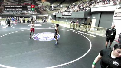 126 lbs Cons. Sub-quarters - Alexander Duarte, Swamp Monsters Wrestling Club vs Shamsullah Rasekh, Blood Run'th Orange Wrestling Club