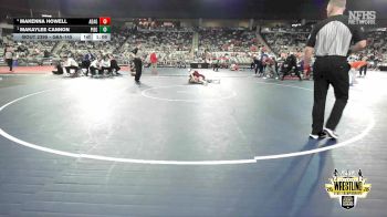 G6A-145 lbs Semifinal - Makaylee Cannon, PIEDMONT (Girls) vs Makenna Howell, ADA (Girls)