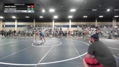 155 lbs Consi Of 16 #2 - Hailee Orgill, Deer Park Iron Man vs Sam Mendoza, Temescal Canyon HS