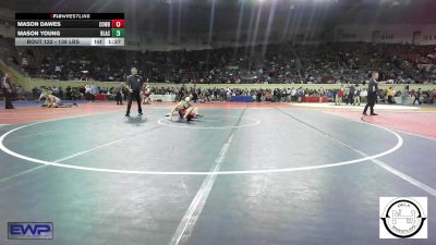 138 lbs Round Of 32 - Mason Dawes, Cowboy Wrestling Club vs Mason Young, Blackwell