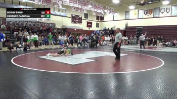 JV-3 lbs Cons. Semi - Rozlin Fries, Cedar Rapids Kennedy vs Cadence Cardona, West Liberty