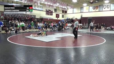 JV-3 lbs Cons. Semi - Rozlin Fries, Cedar Rapids Kennedy vs Cadence Cardona, West Liberty