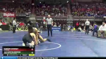 2 lbs Cons. Round 1 - Karson Downey, Clarinda vs Zayvion Ellington, Sergeant Bluff-Luton