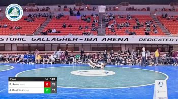 150 lbs Final - Grant Rowe, Blackwell vs Jaxon Koeltzow, Tuttle