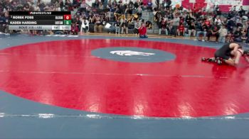 132 lbs Quarterfinal - Kaden Harding, Orting vs Rorek Foss, Black Hills