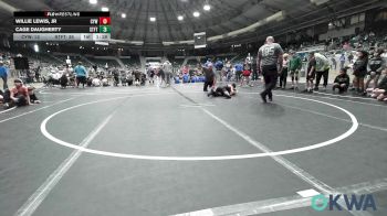70 lbs Rr Rnd 2 - Willie Lewis, Jr, Coweta Tiger Wrestling vs Cage Daugherty, Standfast
