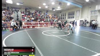 113 lbs Cons. Round 3 - Ian Encarnacion, Costa Mesa vs Nathan Ho, Fountain Valley