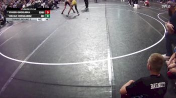 80 lbs Champ. Round 2 - Oscar Hernandez, Gering Wrestling Club vs Ryker Gugelman, Elm Creek Youth Wrestling Club