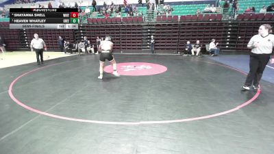 190 lbs Semifinal - Shayanna Shell, White Knoll vs Heaven Whatley, Greenwood