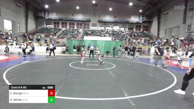 68 lbs Consi Of 8 #2 - Carter Bange, Backyard Bullies Wrestling Club vs Griffin White, Alpha Wrestling Club