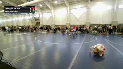 87 lbs Cons. Round 4 - Lincoln Holker, Westlake vs Emir Sagitullin, Northside Wrestling Club