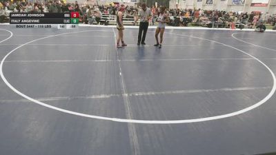 115 lbs Cons. Rd Of 32 - Jameiah Johnson, Nebraska Wrestling Academy vs Italy Angevine, Elevate Academy