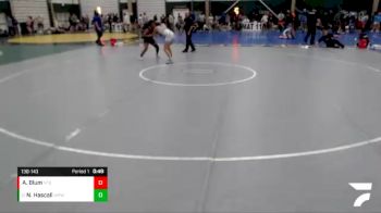 130-143 lbs Cons. Round 1 - Nevaeh Hascall, WWC Predator Wrestling vs Ariana Blum, Nebraska Team Quest