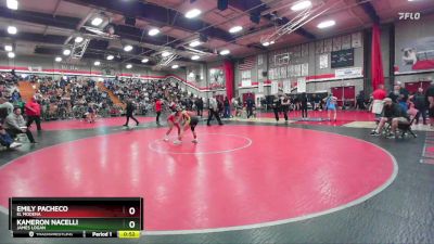 95 lbs Cons. Round 5 - Kameron Nacelli, James Logan vs Emily Pacheco, El Modena