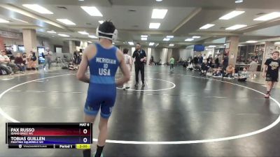 97 lbs Quarterfinal - Pax Russo, Idaho Grizz WC vs Tobias Guillen, Fighting Squirrels WC