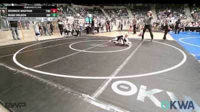 46 lbs Rr Rnd 1 - Rodrick Waitkus, Team Tulsa Wrestling Club vs Rush Wilson, Keystone Wrestling Club