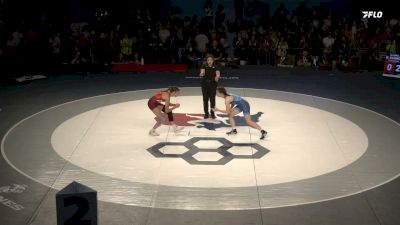110 lbs 1st Place Match - Riley Karwowski, Pennsylvania vs Audrey Cunningham, Texas