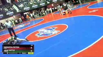 122 lbs Champ. Round 1 - Samantha Patton, Cook vs Arrie Battle, Jordan