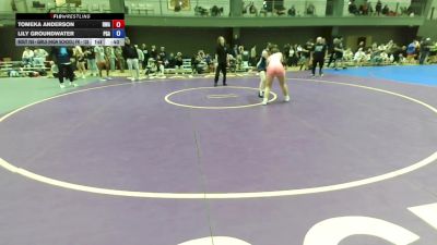 Cons. Round 3 - Lily Groundwater, Pioneer Grappling Academy vs Tomeka Anderson, Riverhawk Wrestling Academy