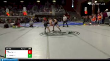 3A-145 lbs Quarterfinal - Tanner Case, Mountain View vs Tillman Burns, Worland