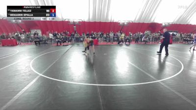 138 lbs Cons. Round 3 - Yamanni Tellez, Wisconsin vs Benjamin Spalla, B.A.M. Training Center