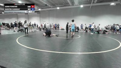 60 lbs Cons. Round 5 - Aiden Forster, Curby 3 Style Wrestling Club vs Quinten Cassiday, Michigan