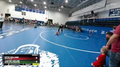 48-51 lbs Round 2 - Carter LeClair, Riverton USA Wrestling vs Otto Holland, Douglas WC