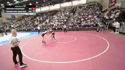 3A 150 lbs Cons. Round 2 - Spartan Stradinger, Union vs Madsen Bret Berstrom, Canyon View