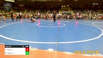 88 lbs Semifinal - Evan Cies, Malvern Wrestling Club vs Mason Brown, Darkhorse