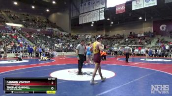 5A 150 lbs Semifinal - Thomas Gammill, Pulaski Academy vs Cannon Vincent, Lake Hamilton