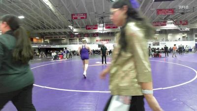 207 lbs Cons. Round 2 - Taylor Rickley, Hastings vs Heaven Cole, Albion