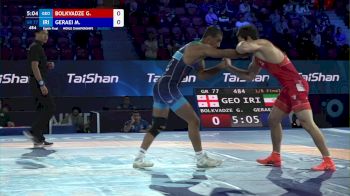 77 kg 1/8 Final - Gela Bolkvadze, Georgia vs Mohammadali Geraei, Iran