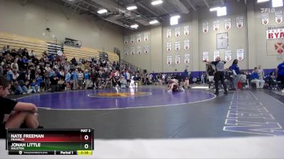 165 lbs Cons. Round 6 - Jonah Little, Houston vs Nate Freeman, Franklin