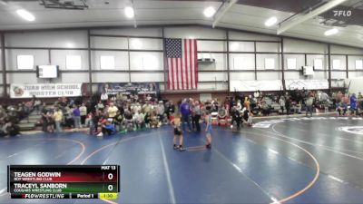 79 lbs Champ. Round 1 - Teagen Godwin, Roy Wrestling Club vs Traceyl Sanborn, Cougars Wrestling Club