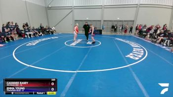 225 lbs 2nd Wrestleback (16 Team) - Cassidee Easey, Michigan Red vs Emma Young, Tennessee Blue