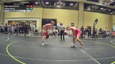 175 lbs Round Of 32 - Erik Vasiliauskas, Big Red vs Jance Novak, Inwtc