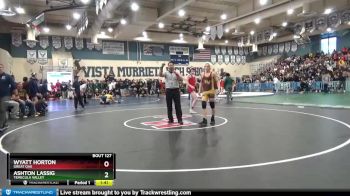 145 lbs Semifinal - Ashton Lassig, Temecula Valley vs Wyatt Horton, Great Oak