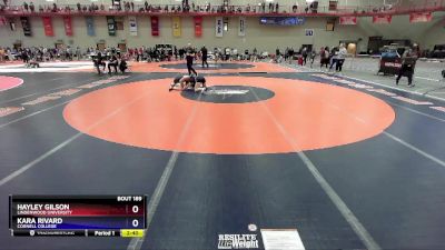 136 lbs Cons. Round 1 - Kara Rivard, Cornell College vs Hayley Gilson, Lindenwood University