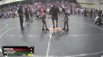 90 lbs Champ. Round 1 - Hunter Lefke, Carolina Reapers vs Savion Hill, Columbia Knights