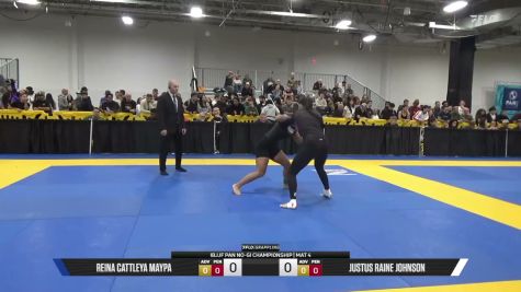 Justus Raine Johnson vs Reina Cattleya Maypa 2026 Pan IBJJF Jiu-Jitsu No-Gi Championship