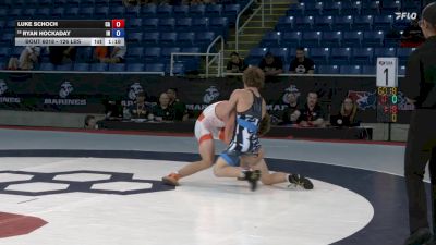 126 lbs Champ. Rd Of 64 - Luke Schoch, CA vs Ryan Hockaday, IN