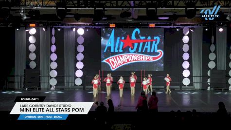 Lake Country Dance Studio - Mini Elite All Stars Pom [2025 Mini - Pom - Small Day 1] 2025 ASCS Dance Grand Nationals & Cheer Showdown