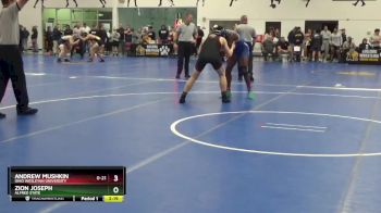 165 Freshman/Soph Champ. Round 1 - Andrew Mushkin, Ohio Wesleyan University vs Zion Joseph, Alfred State