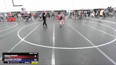 14U Girls 87-90 lbs Round 2 - Giana Grabot, Wisconsin vs Eleanor Hultman, Askren Wrestling Academy