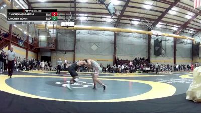 126 lbs Champ. Round 3 - Nicholas Garcia, Marmion Academy vs Lincoln Rohr, Massillon Perry