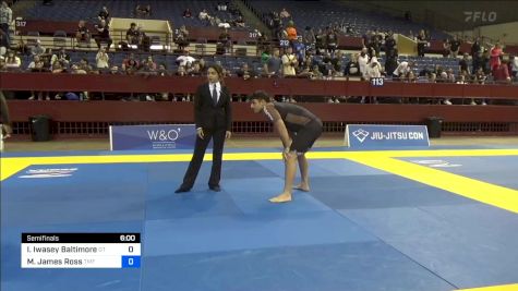 Ijah Iwasey Baltimore vs Michael James Ross 2024 Pan IBJJF Jiu-Jitsu No-Gi Championship